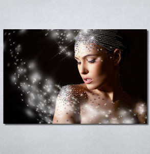 Slike na platnu Devojka i dijamanti Nina30357_P