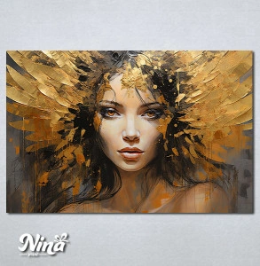 Slike na platnu Devojka sa braon ocima Nina527P