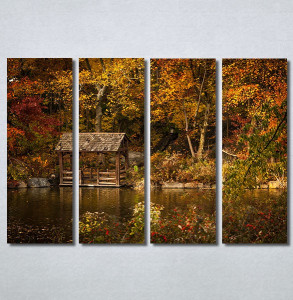 Slike na platnu Kuća na jezeru Nina30374_4