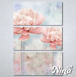 Slike na platnu Nežno roze cvet Nina259_3 - Img 3