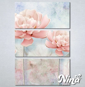 Slike na platnu Nežno roze cvet Nina259_3 - Img 3