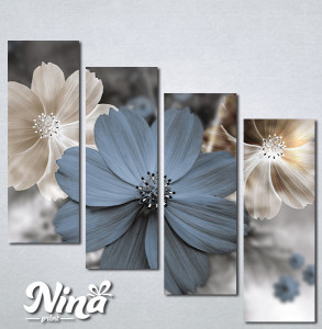 Slike na platnu Pastelne boje cvece Nina349_4 - Img 3