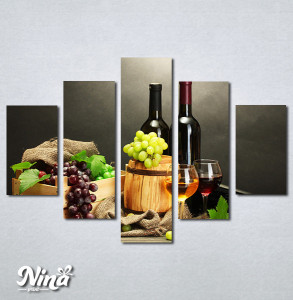 Slike na platnu Vino i grozdje Nina478_5