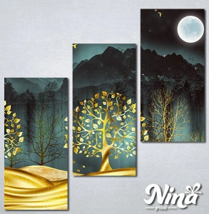 Slike na platnu Zlatno drvece Nina332_3 - Img 2
