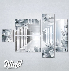 Slike na platnu 3d cvece Nina324_5 - Img 3