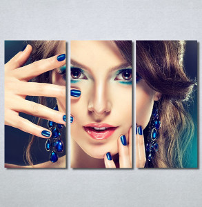 Slike na platnu Devojka sa plavim noktima Nina30364_3