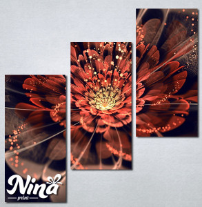 Slike na platnu Neobican cvet apstrakcija Nina397_3 - Img 2