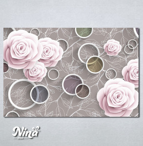 Slike na platnu Nezna lila ruza Nina460_P