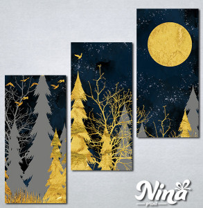 Slike na platnu Šuma apstraktno Nina289_3 - Img 2