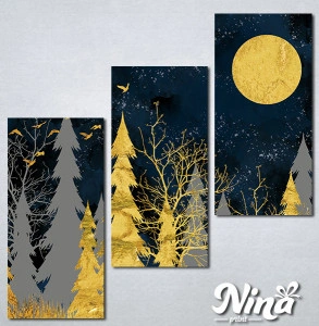 Slike na platnu Šuma apstraktno Nina289_3 - Img 2