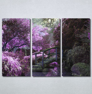 Slike na platnu Vrt i ljubičasto drvo Nina30220_3
