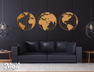 Zidni dekor Mapa sveta nd032h