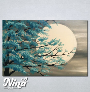 Slike na platnu Drvo i mesec Nina235_P