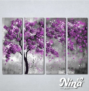 Slike na platnu Drvo ljubiičasto lišće Nina297_4 - Img 2