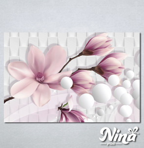 Slike na platnu Nezno roze magnolija Nina318_P
