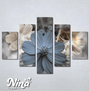 Slike na platnu Pastelne boje cvece Nina349_5