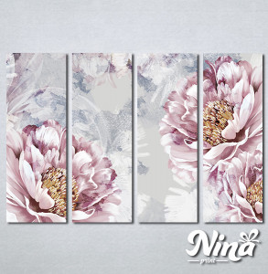Slike na platnu Pastelne boje cvece Nina373_4 - Img 2