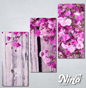 Slike na platnu Pink cvetovi Nina285_3 - Img 2