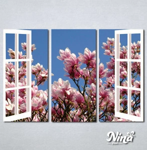 Slike na platnu Pogled na magnolije Nina543_3