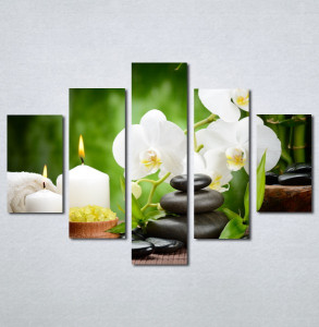 Slike na platnu Wellness spa bela orhideja Nina 181_5