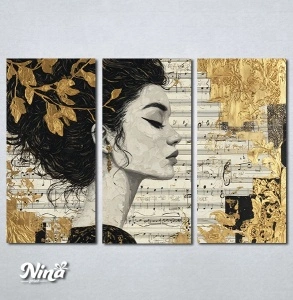 Slike na platnu Zlatna melodija Nina667_3