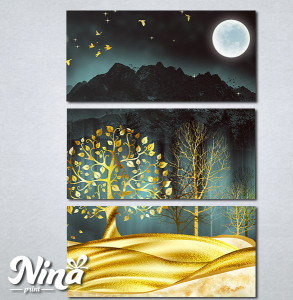 Slike na platnu Zlatno drvece Nina332_3 - Img 3