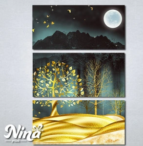Slike na platnu Zlatno drvece Nina332_3 - Img 3