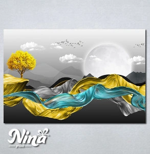 Slike na platnu Zlatno drvo Nina417_P