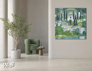 Gustav Klimt Waterside Church in Cassone RP097