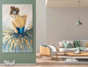 Moderne slike na platnu Balerina ms058