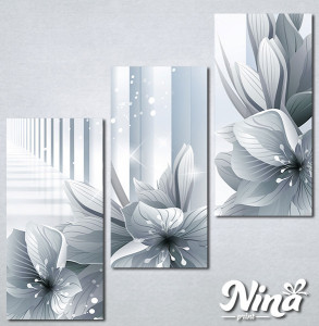 Slike na platnu 3d cvece Nina324_3 - Img 2