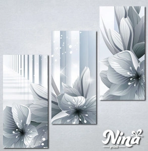 Slike na platnu 3d cvece Nina324_3 - Img 2