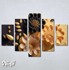 Slike na platnu 3d cvetovi Nina471_5
