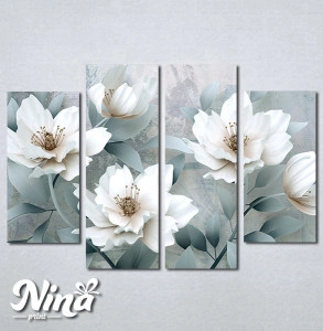 Slike na platnu Beli cvet Nina262_4
