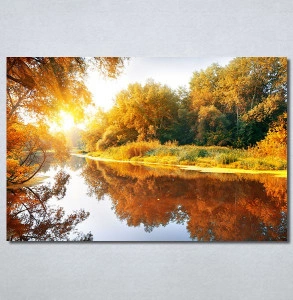 Slike na platnu Jezero u jesen Nina30368_P