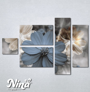 Slike na platnu Pastelne boje cvece Nina349_5 - Img 3