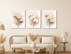 Bež elegancija DIGITAL ART slike na platnu ms268
