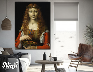 Leonardo Da Vinci Devojka Sa Visnjama RP06
