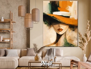 Moderne slike na platnu Elegantna dama ms278