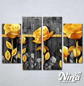 Slike na platnu Apstraktne zute ruze Nina380_4 - Img 3
