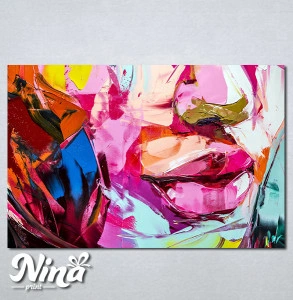Slike na platnu Art slika Usne Nina409_P