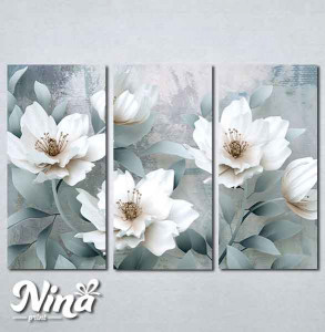 Slike na platnu Beli cvet Nina262_3