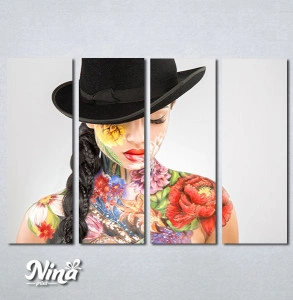 Slike na platnu Body art Nina443_4