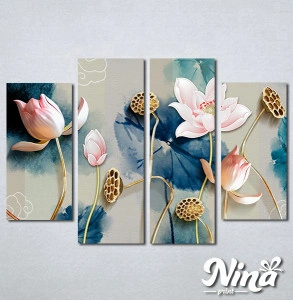 Slike na platnu Cvetna bajka Nina331_4