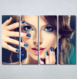 Slike na platnu Devojka sa plavim noktima Nina30364_4