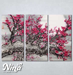 Slike na platnu Drvo roze cvet Nina234_3