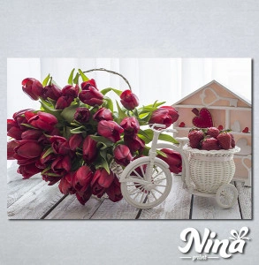 Slike na platnu Lale i jagode Nina307_P