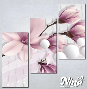 Slike na platnu Nezno roze magnolija Nina318_3 - Img 2