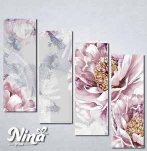Slike na platnu Pastelne boje cvece Nina373_4 - Img 3