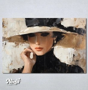 Slike na platnu Skriveni pogled Nina688_P
